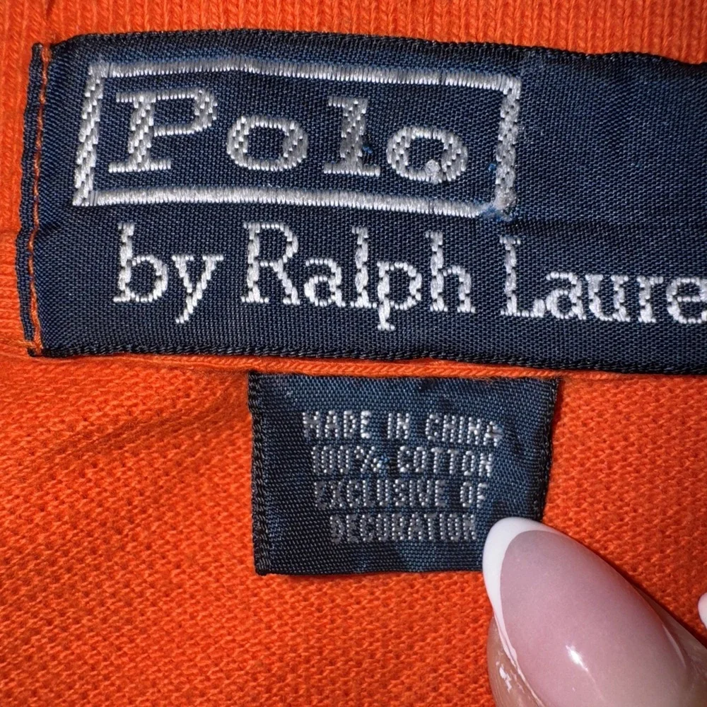 Vintage Polo Ralph Lauren Orange Polo/size 2XL